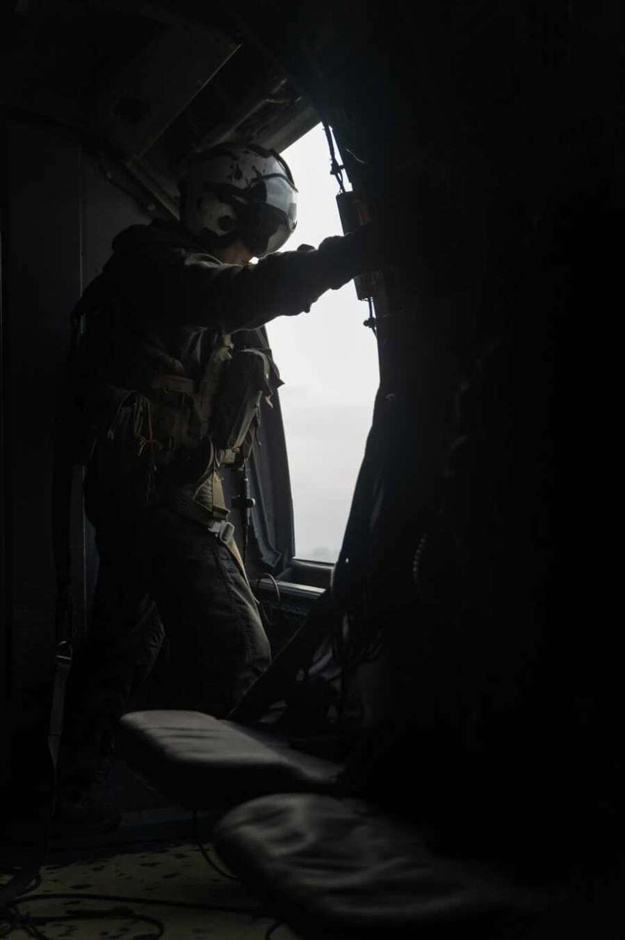 Description of first military experience photo.